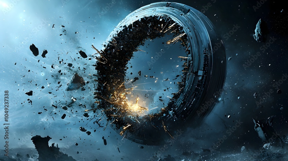 Poster magnetic devices attracting and collecting metallic space debris to enable sustainable and eco frien