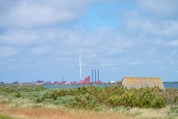 Big factory near Thyboron in Denmark