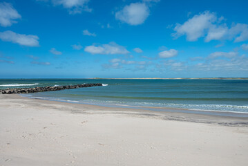 Obraz premium Beach of Thyboron in jutland in Denmark