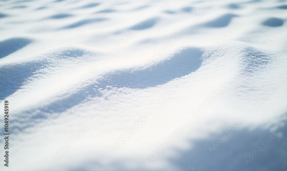 Poster serene pristine snow dunes capturing the essence of winter tranquility and purity : generative ai