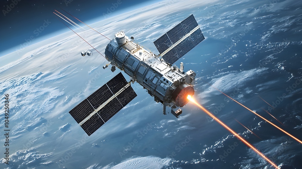 Poster Satellite Mounted Lasers Targeting Space Junk for Deorbiting Mission Innovative Technology Addressing the Growing Problem of Orbital Debris Pollution