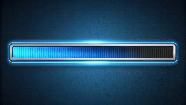 Close-up of progress bar loading with change in progress caption