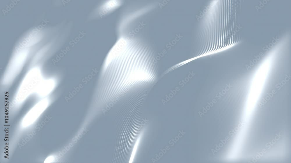 Aufkleber an abstract background seamless loop representation of white waves featuring fluid lines and intrica