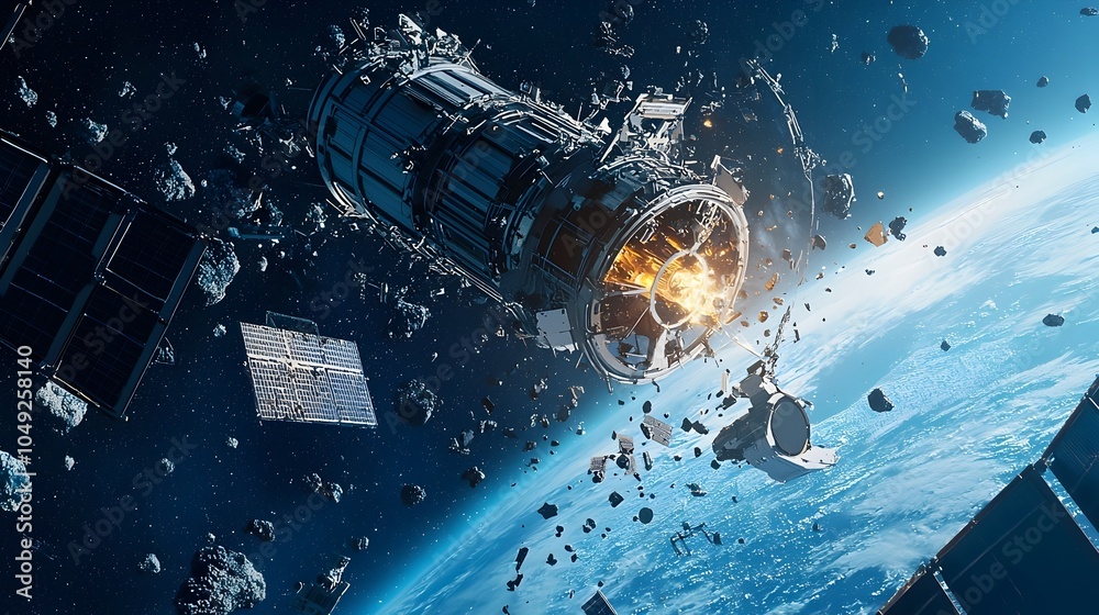Poster Telescope on Earth Monitoring and Tracking Dangerous Space Debris Paths Orbiting the Planet for Astronomy and Astrophysics Research