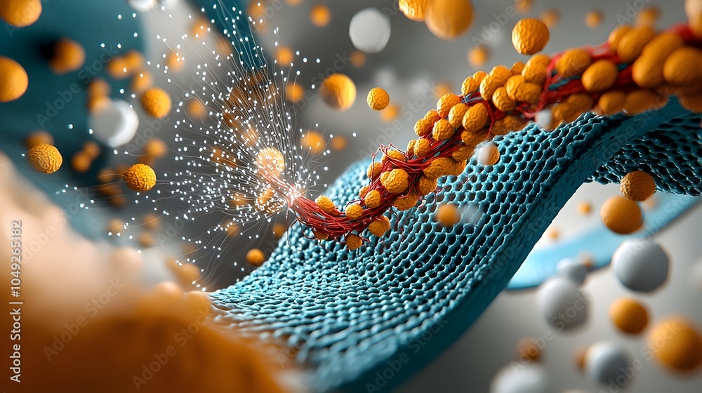 Aufkleber visualization of the dynamic movement of an electron freely flowing through the honeycomb lattice st