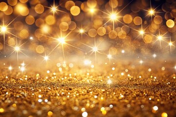 glittering abstract background with twinkling lights