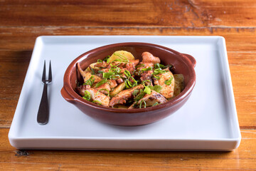 meat with vegetables