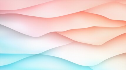 Obraz premium Serene landscape with pastel colored hills