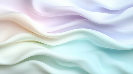 Obraz premium Soft pastel abstract waves background