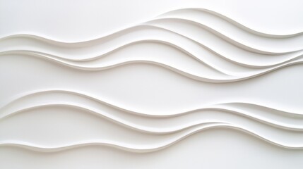 Obraz premium abstract white wavy background