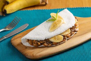 tapioca with banana