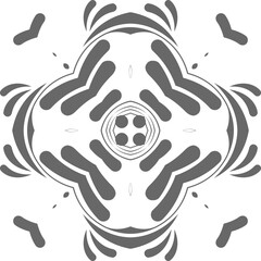 Flowers Mandala Art Circular Pattern in Form of Mandala With Flower for Henna, Mehndi, Tattoo, Decoration Decorative Ornament in Ethnic Oriental Style.