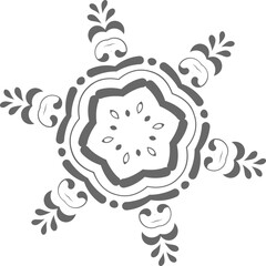 Mandala Art Designs Circular Pattern in the Form of a Mandala Decorative Ornament in Ethnic Oriental Style.