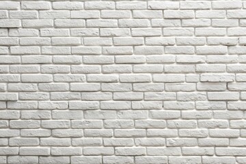 Obraz premium wide white brick wall texture