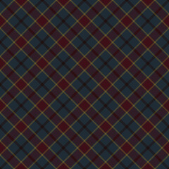 Prep School Plaid Check Seamless Pattern - Cute plaid check repeating pattern design