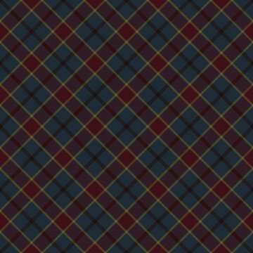 Prep School Plaid Check Seamless Pattern - Cute plaid check repeating pattern design