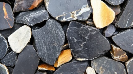 造園や装飾プロジェクトのための自然な質感のスレート石