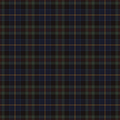 Dark Academia Plaid Check Seamless Pattern - Cute plaid check repeating pattern design