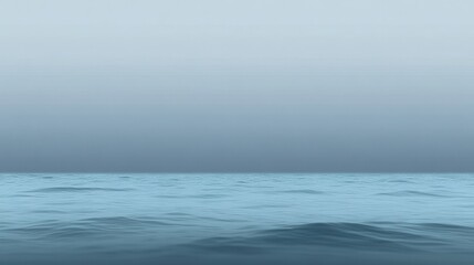 Obraz premium A background gradient that transitions from deep blue to light blue and ends with pure white at the bottom, creating a calm and relaxing feel.