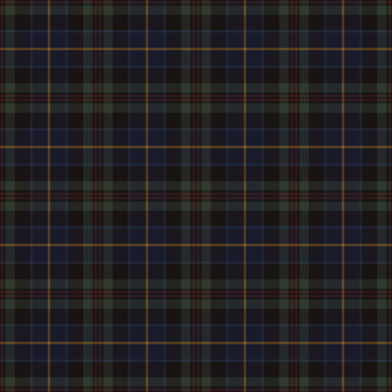 Dark Academia Plaid Check Seamless Pattern - Cute plaid check repeating pattern design