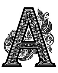 celtic alphabet letter A