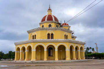 Church chapel at Cristobal Colon cemetery in the Cuban capital. Havana, Cuba. January 17, 2024