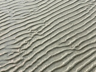 Abstract pattern texture on sand