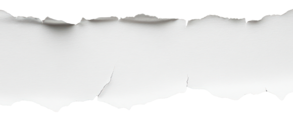 PNG White paper tear white background abstract.