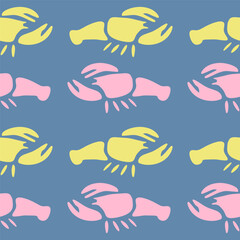 seamless pattern with fishes