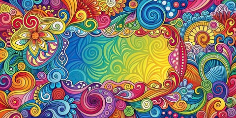 Fototapeta premium Colorful swirls background with vibrant and abstract patterns, abstract, vibrant, colorful, swirls, backdrop, texture