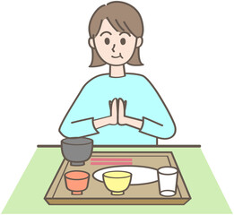 食事が終わった人