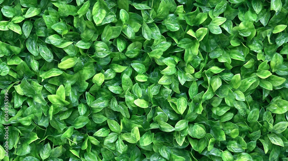 Poster vibrant green leaf texture background for natural ecofriendly designs and projects : generative ai