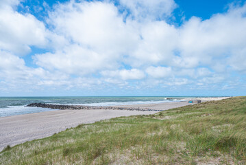 Beautiful countryside of West Jutland in Denmark