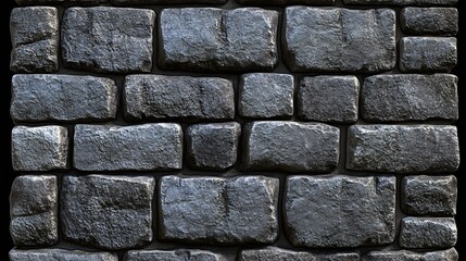 Obraz premium Rustic Stone Brick Wall Texture Perfect for Architectural Backgrounds : Generative AI