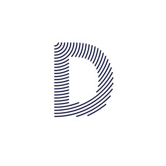 Letter D Logo Vector Design 