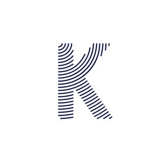 Letter K Logo Vector Design 