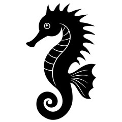 black sea hourse Silhouette