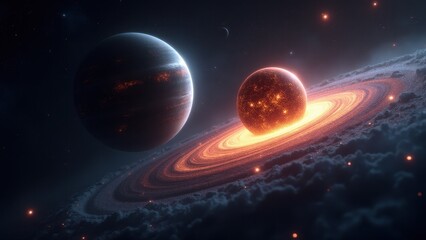 Visionary sci-fi backgrounds featuring advanced alien civilizations and futuristic megastructures. Combining cutting-edge scientific concepts with imaginative technological possibilities for stunning