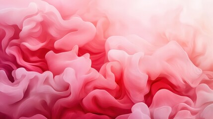 Obraz premium Abstract pink waves with soft, flowing textures