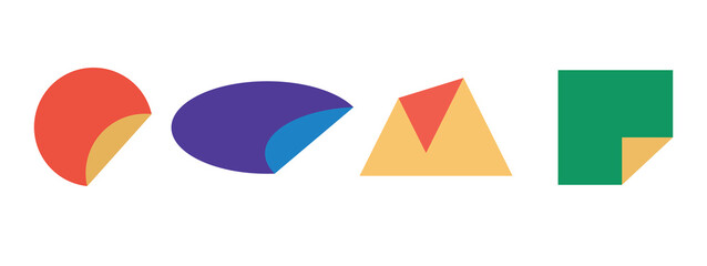 Illustration icon design template element sticker with blank background