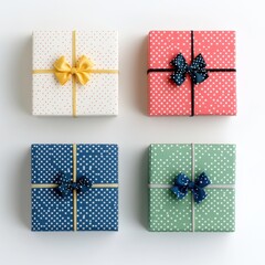 Gift box for holiday closeup view