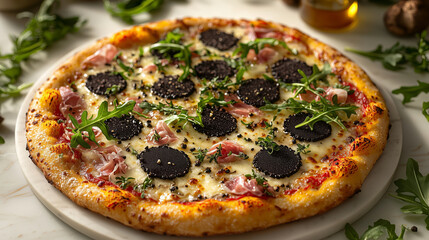 Truffle Mushroom Delight Pizza
