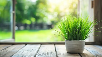 Spring Simple Decoration in the Background - a fresh and charming visual. The spring simple decoration in the background creates an inviting and delightful seasonal scene.