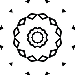 Mandala Art for Beginners Circular Pattern in the Form of a Mandala Decorative Ornament in Ethnic Oriental Style.