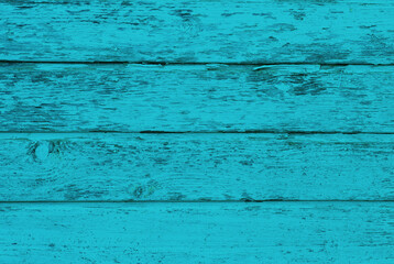 Fototapeta premium Old painted wood. Blue wood background. Wood texture. Old wood background.