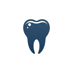 Tooth vector logo icon, vector teeth logo template