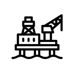 Oil icon symbol vector image Illustration
