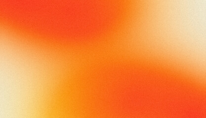 Smooth gradient texture backdrop. Abstract retro orange red color grainy gradient texture, vibrant, warm, glowing, noisy texture colors website cover, header, poster, banner