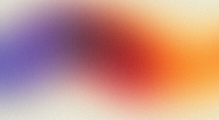 Smooth gradient texture backdrop. Abstract retro magenta orange purple color grainy gradient texture, vibrant, warm, glowing, noisy texture colors website cover, header, poster, banner