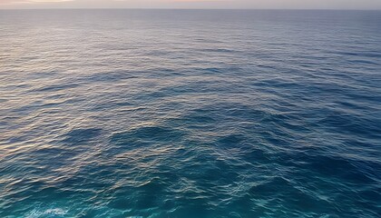Fototapeta premium Ocean Waters Stretching to the Horizon